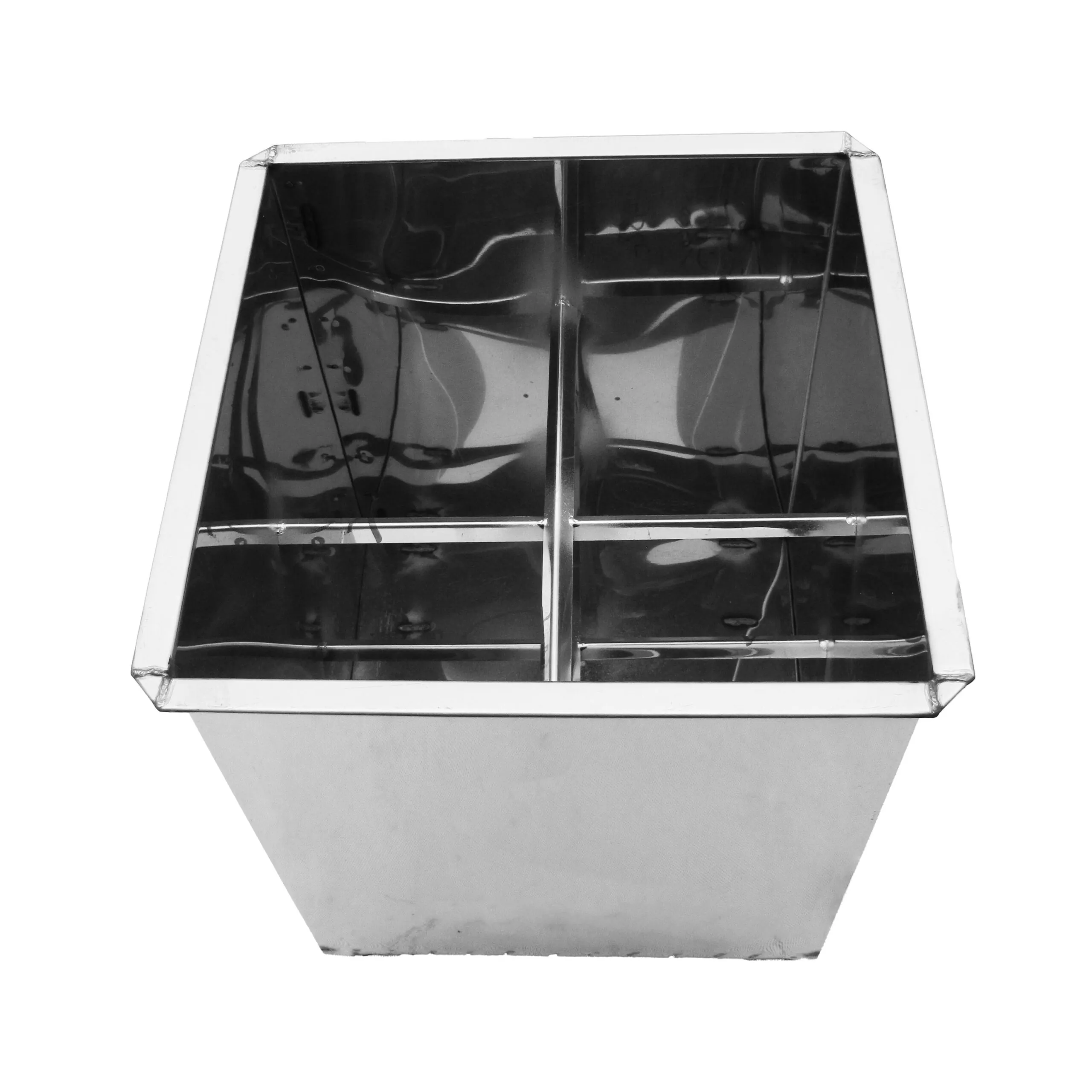 تصویر جاسیخی استیل صنعتی چرخ‌دار 